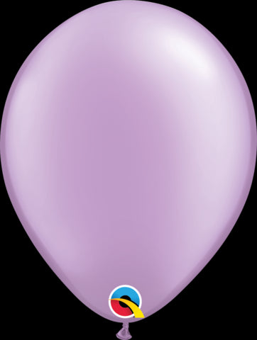 11" ROUND PEARL LAVENDER QUALATEX PLAIN LATEX